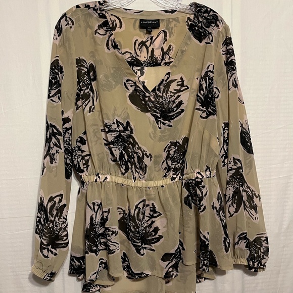 Lane Bryant sheer blouse - Picture 1 of 4